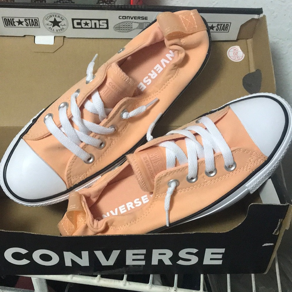 NIB Converse Shoreline Chucks 7 Cantaloupe Melon Orange sz 7